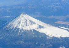 富士山　上空から